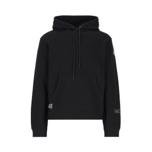 Moncler x Fragment Cotton Hoodie — Black / Front view
