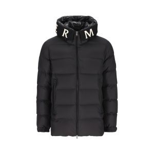 Moncler Orvelle Mid-Length Down Jacket — Black