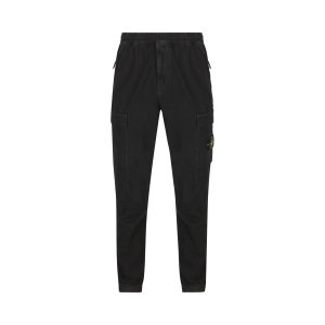 Stone Island Cotton Trousers — Black